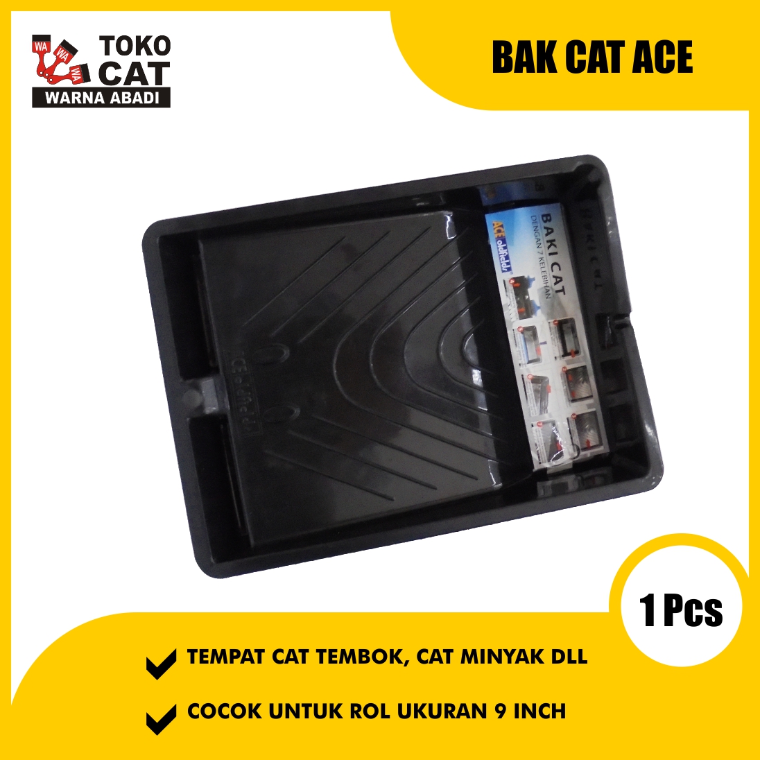 BAKI CAT ACE HITAM